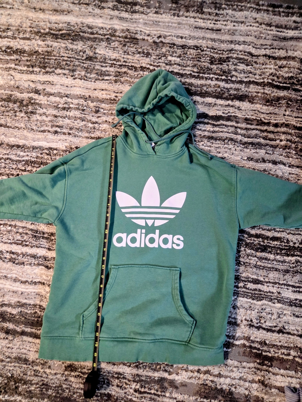 adidas Green Trefoil Hoodie Jacket